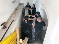 Tresorraum Wiederaufbau